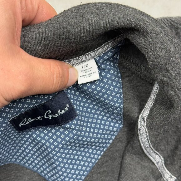 Robert Graham Full Zip Sweatshirt Large - Picture 6 of 8